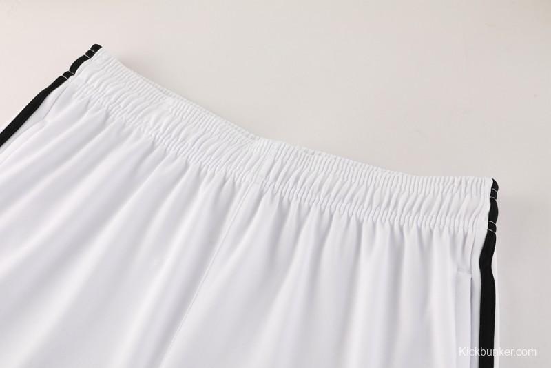 2025 Adidas White Short Sleeve Jersey+Shorts