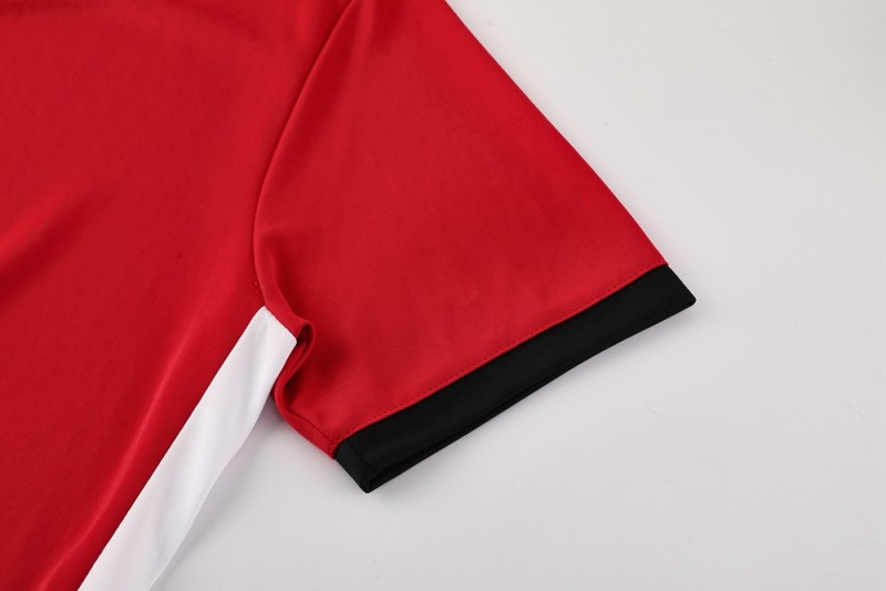 2025 NIKE Red Short Sleeve Jersey + Shorts