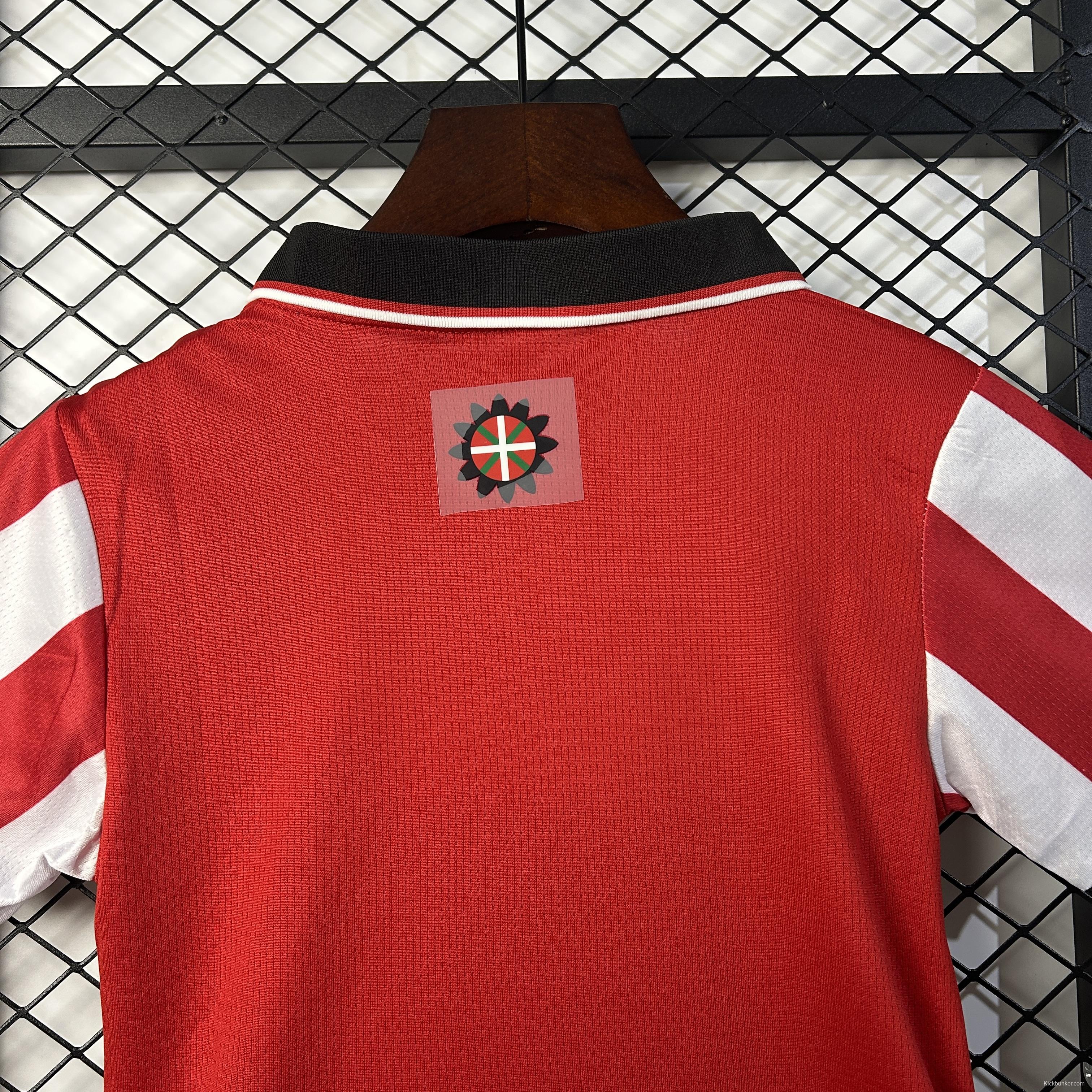 25/26 Kids Athletic Bilbao Home Size 16-28 Jersey