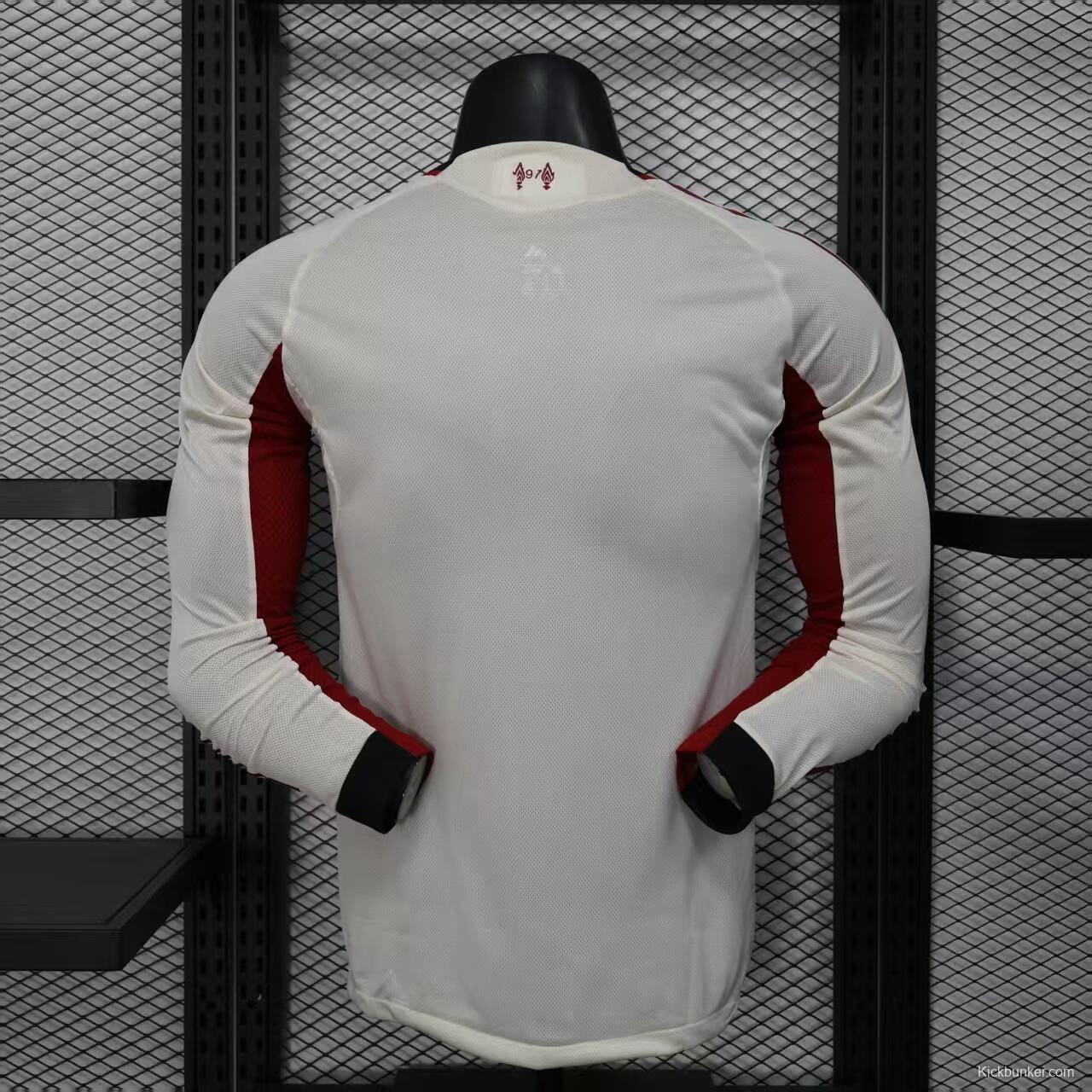 Player Version 25/26 Liverpool Away Long Sleeve Jersey