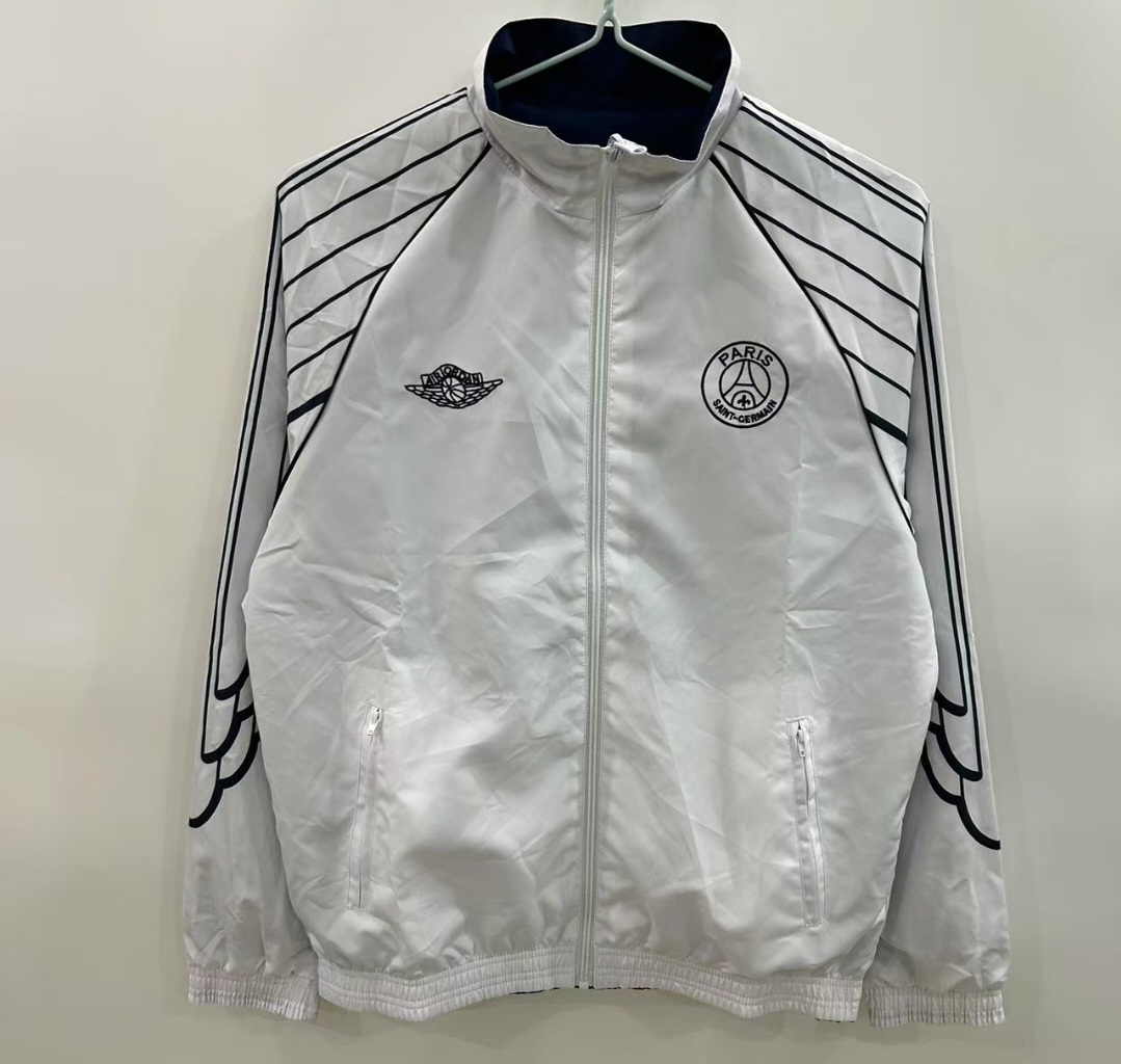 25/26 PSG Reversible White/Navy  Windbreaker