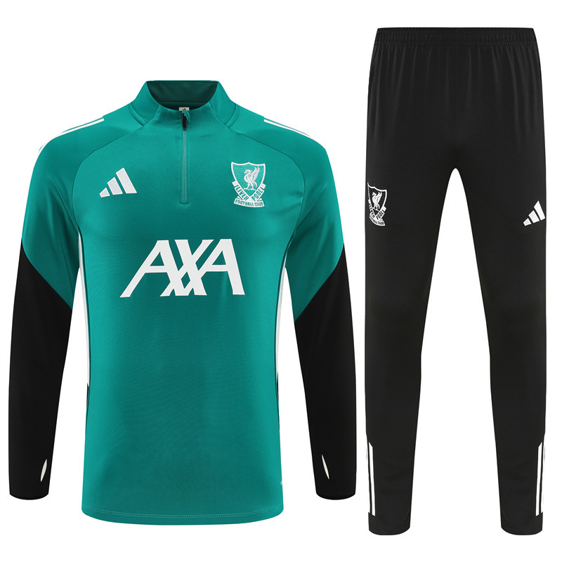 25/26 Liverpool Green Half Zipper Jacket+Long Pants