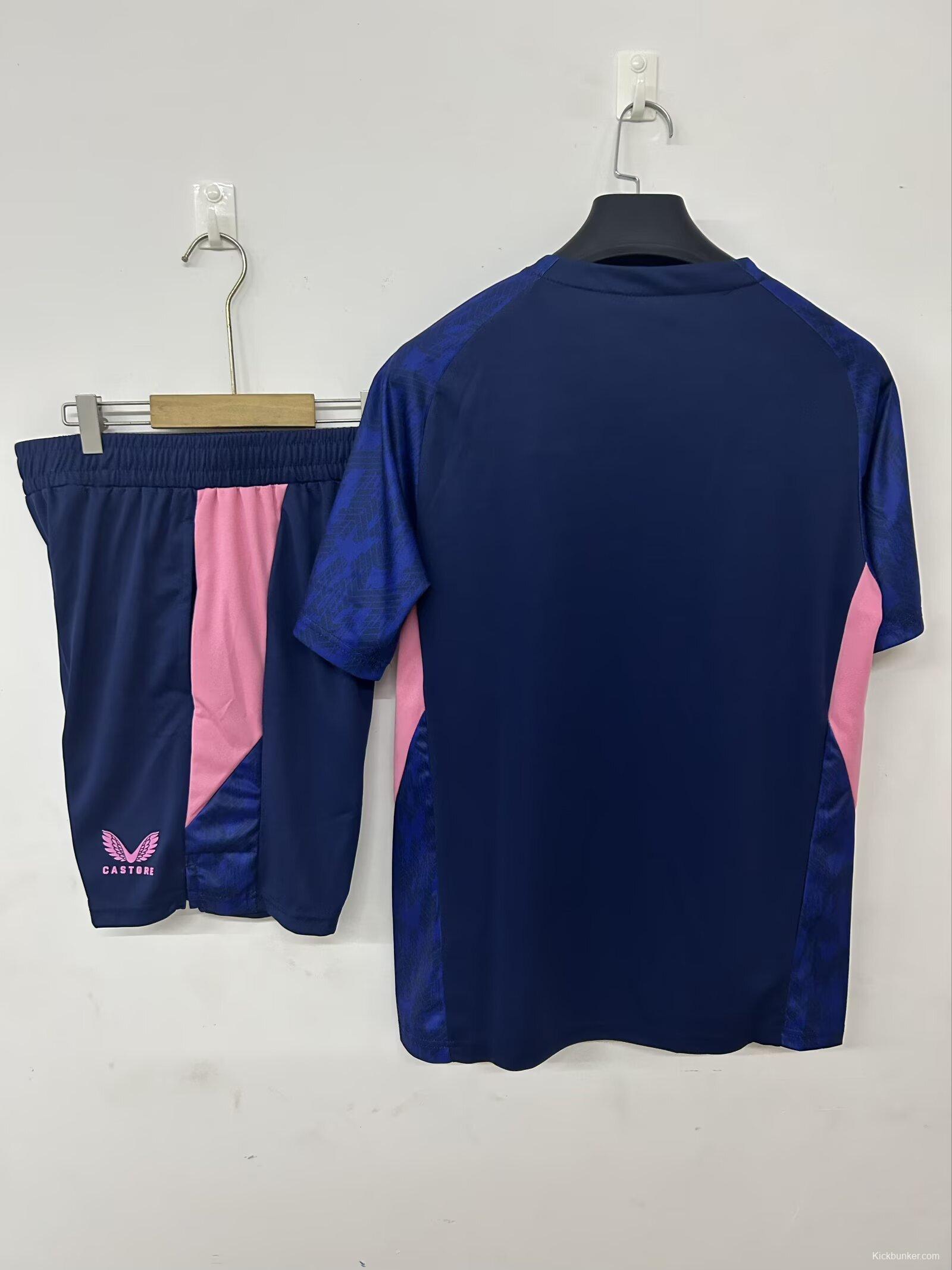 25/26 Feyenoord Rotterdam Pre-Match Jersey Royal Blue+ Shorts