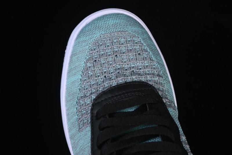 Nike Air Force 1'07 Low Flyknit Black Green Casual Sneakers - CI0051-600