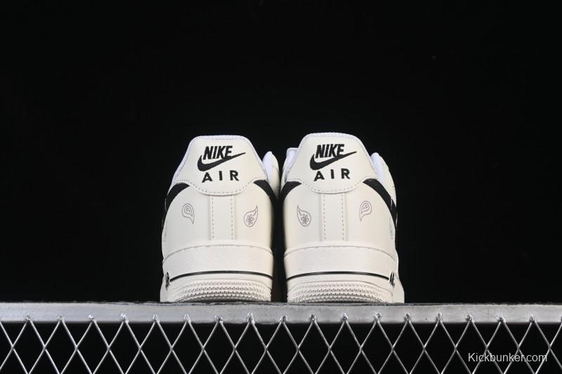 Nike Air Force 1 '07 Low Casual Sneakers in White Black - ZH0318-128