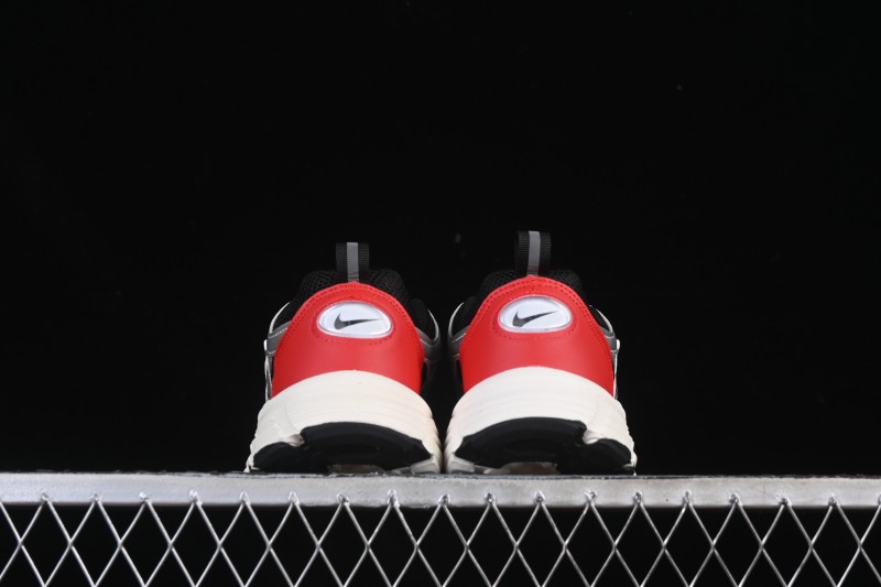 Nike P-6000 Retro Casual Sports Kids Shoes - Silver Red Black Swoosh