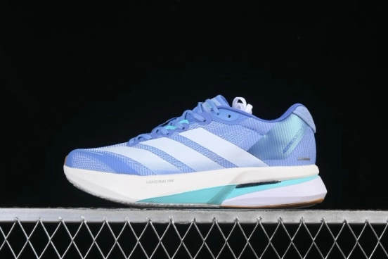 Adidas Adizero Boston 13 Running Shoes with Breathable Low-Top Design - JS4956