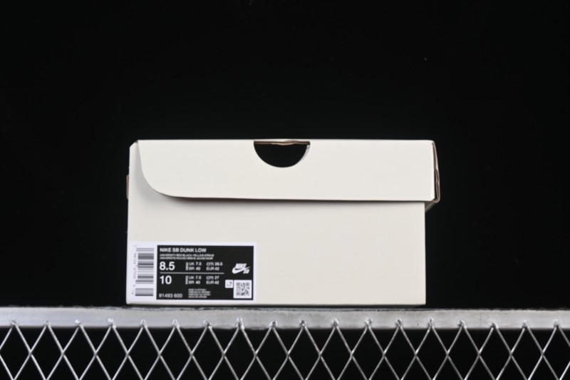 Nike SB Dunk Low Nardwuar Collaboration Scottish Plaid Low-Top Casual Skate Shoes - II1493-600