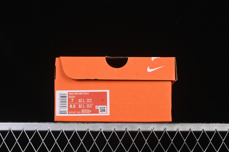 Nike Free Metcon 6 Cross-Training Shoes with Breathable Mesh and Cushioned Sole - FJ7127-010
