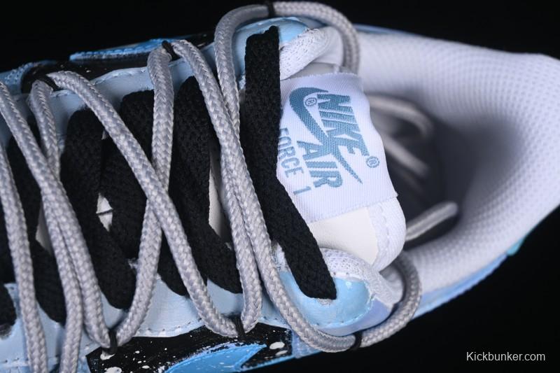 Nike Air Force 1'07 Low Chasing Dream Hand-Painted Graffiti Casual Sneakers - CW2288-101