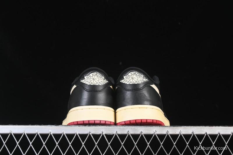 Nike Nigel Sylvester x Air Jordan 1 Low Lifestyle Casual Skate Shoes - IB8958-001