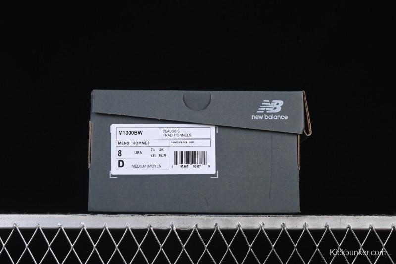 New Balance 1000 Series Retro Dad Style Low-Top Casual Running Shoes - M1000BW