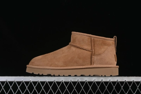 UGG Classic Ultra Mini Chelsea Boots with Sheepskin Lining - 1116109