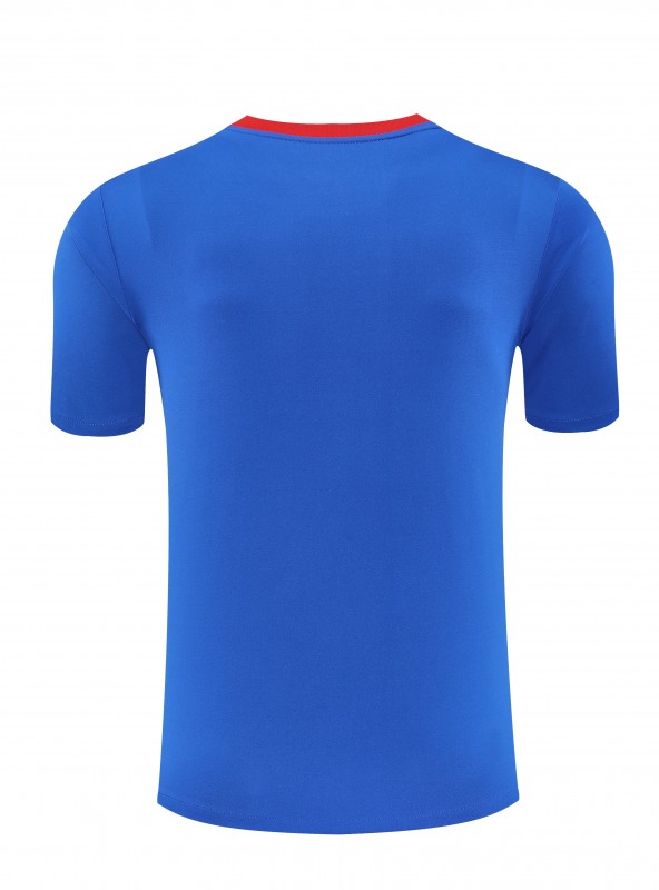 25/26 PSG Red/Blue Short Sleeve Jersey+Shorts