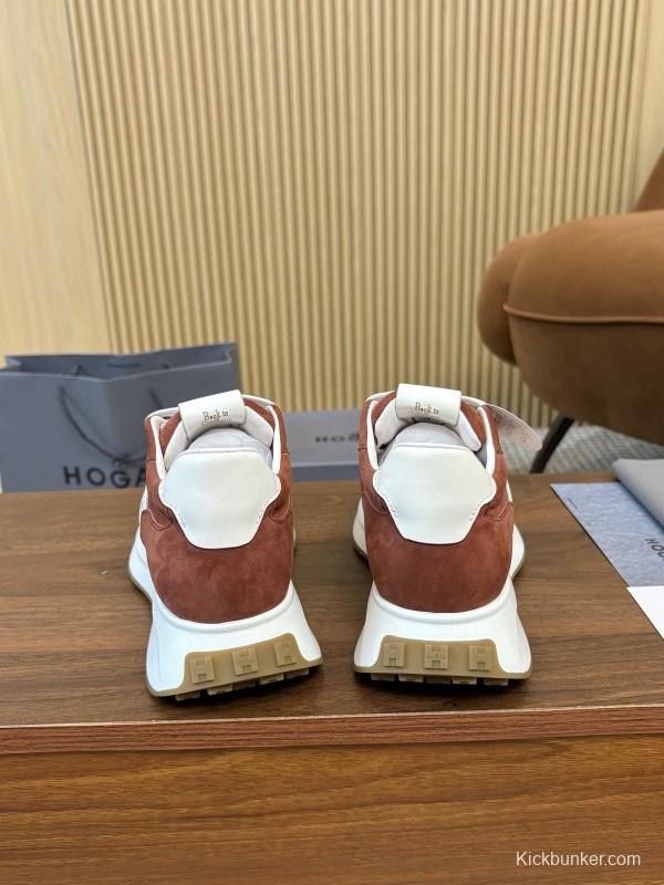 Hogan H-STRIPES Series Couple Thick Sole Dad Shoes Sneakers - AS00350