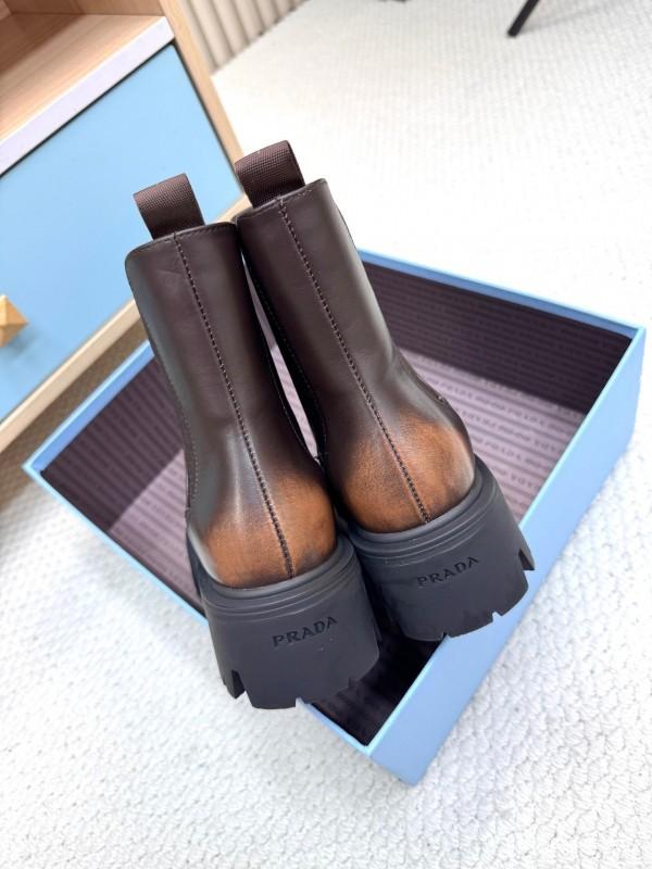 Prada Spring/Summer 2025 Platform Ankle Boots - LY0340