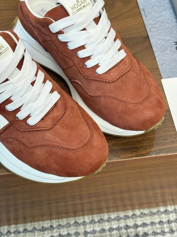 Hogan H-STRIPES Series Couple Thick Sole Dad Shoes Sneakers - AS00350