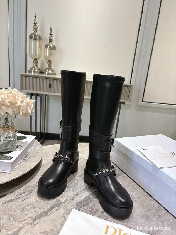 Dior Punk Style Strap Ankle Boots - KFY00470