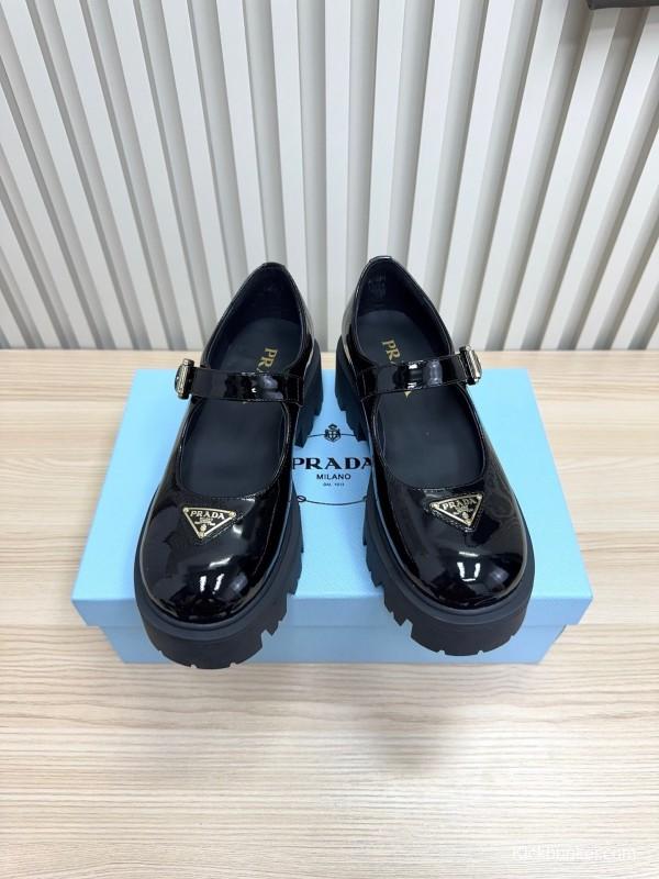 Prada 2025 SS Platform Mary Jane Shoes - LY00300