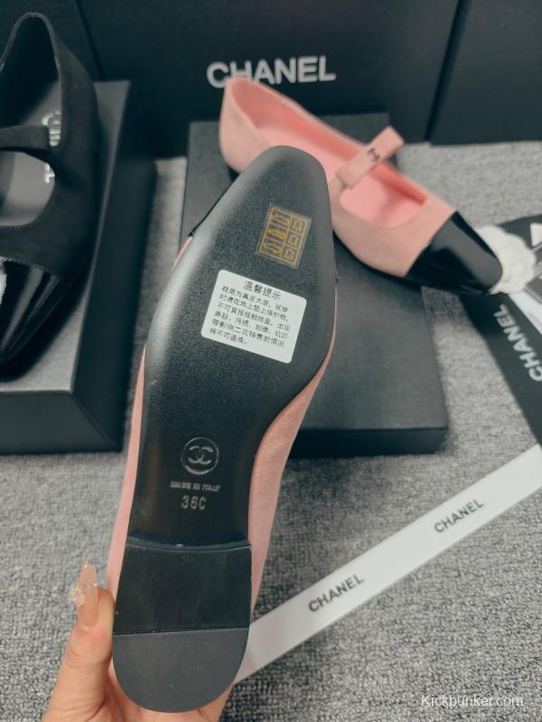 Chanel Classic Slingback Bow Flats - LY00290