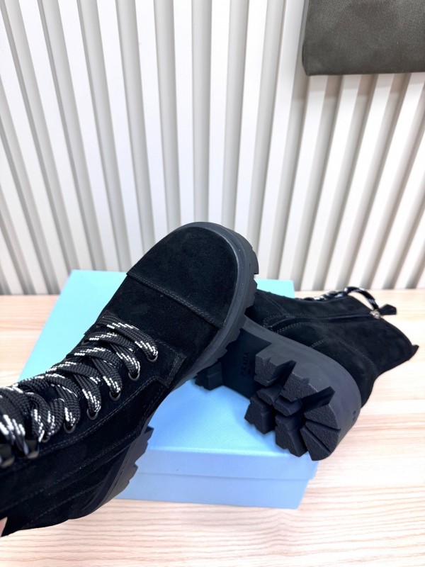 Prada 2025 SS Platform Martin Boots - LY0350