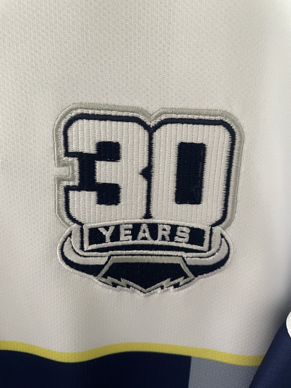 25/26 North Queensland Cowboys Navy with White and Grey Stripes Jersey