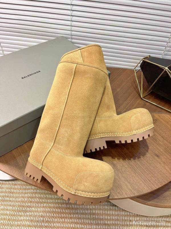 Balenciaga 2025 SS New Big Head High Heel Snow Boots - 2025SSBHB