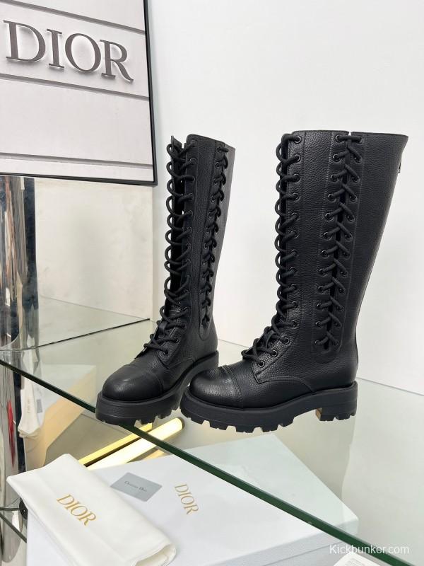 Dior 2025/SS Autumn Winter Boots Retro Work Style Internet Celebrity Boots - LY00460