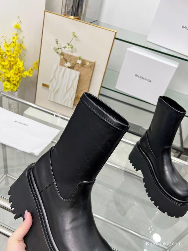 Balenciaga 2025/SS Autumn Winter Platform Ankle Boots Heavy Craftsmanship - LY00350