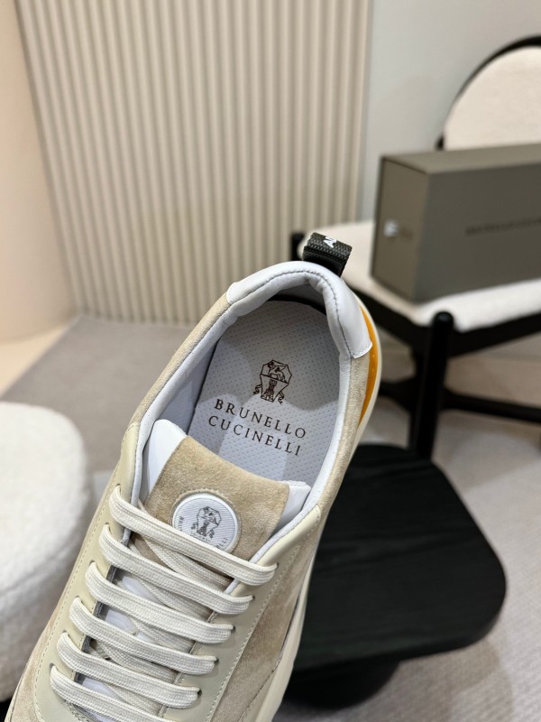 Brunello Cucinelli Casual Sneakers with Seasonal Colors and Leather Lining - KFY00320