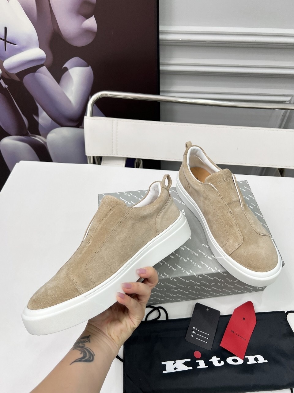 Kiton 2025/SS Slip-On Casual Men's Shoes - KFY00320