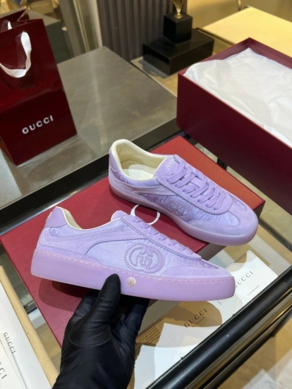 Gucci 2025 SS Couple Edition Trainer Sneakers; Forrest Gump Shoes; Athletic Footwear - AS00280