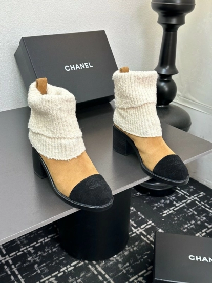 Chanel 2025 SS Short Boots Essential Fall Winter Item - LY00260