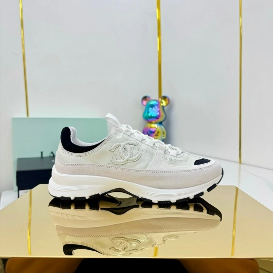 Chanel 2025 SS Thick Sole Casual Sneakers - LY00310