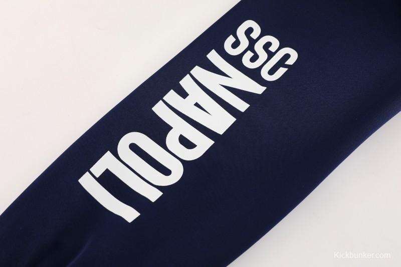 25/26 Napoli Blue/Black Full Zipper Jacket+Long Pants