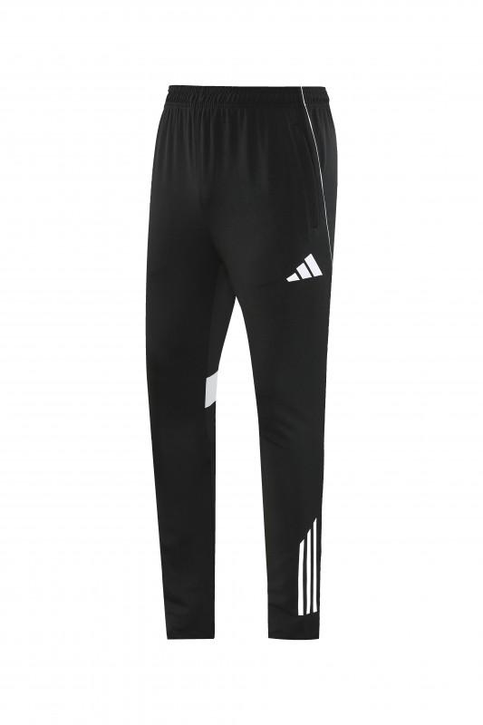 25/26  Adidas Black Full zipper Jacket Tracksuit+ long pants