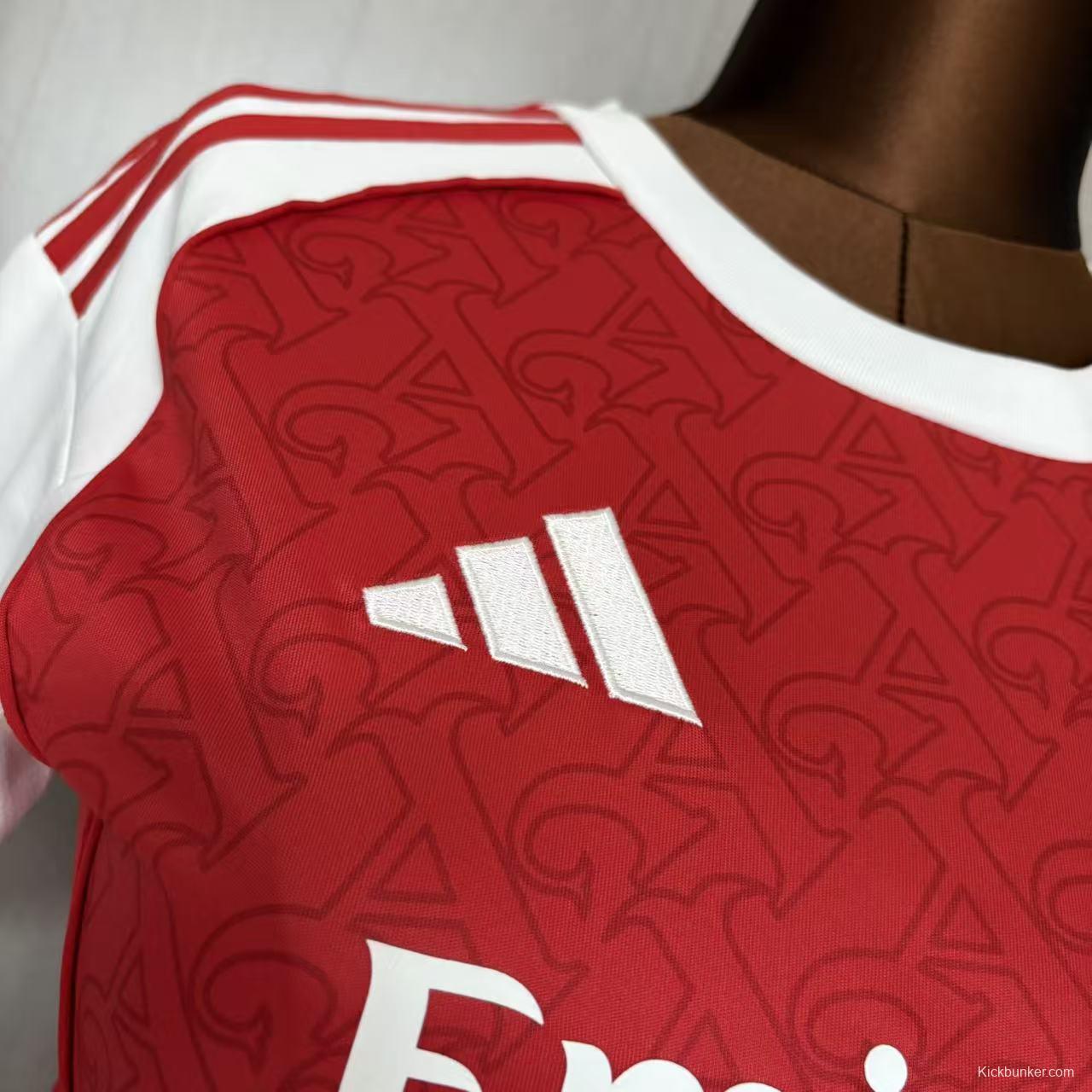 25/26 Women Arsenal Home Jersey