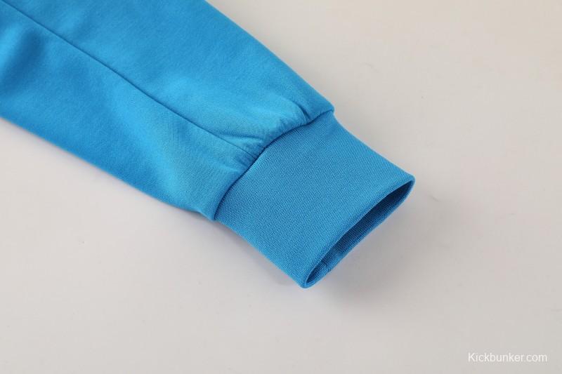 25/26  Napoli Sky Blue  Full zipper Jacket Tracksuit+ long pants