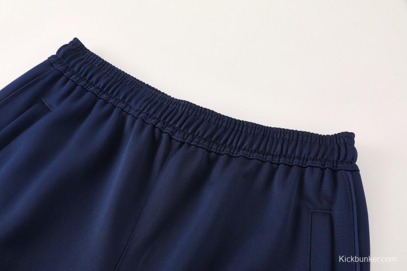 25/26 Arsenal  Navy Blue  Full zipper Jacket Tracksuit+ long pants