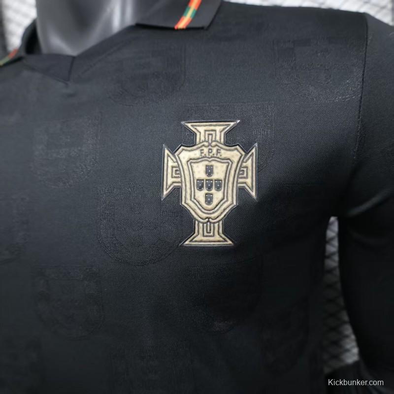 Player Version 2026 Portugal Goalkeeper Dark Grey Long Sleeve Jersey