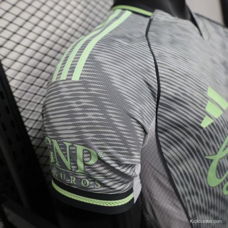 25/26 Player Version  Club América Third Gray Neon Green Jersey