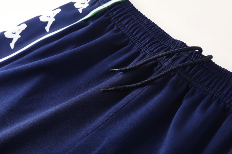 26/27 Real Betis x Kappa Navy Blue  Full Zipper Jacket Tracksuit + Long Pants
