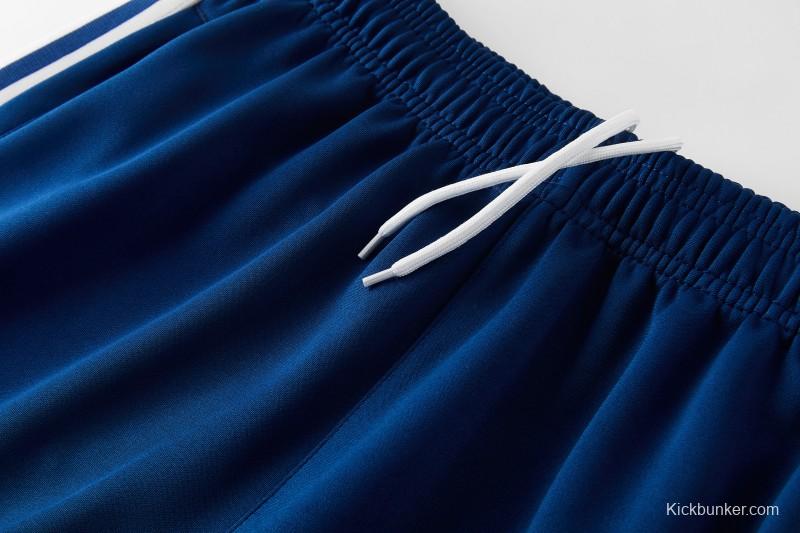 2026  Adidas Royal Blue Full Zipper Jacket + Long Pants