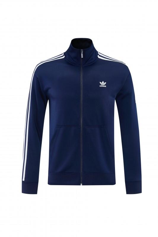 2026 Adidas Navy Blue Full Zipper Jacket + Long Pants