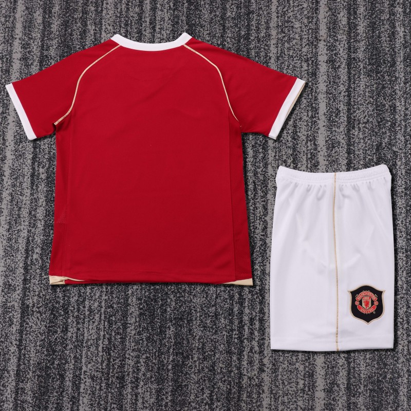 Retro Kids 06/07 Manchester United Home Jersey