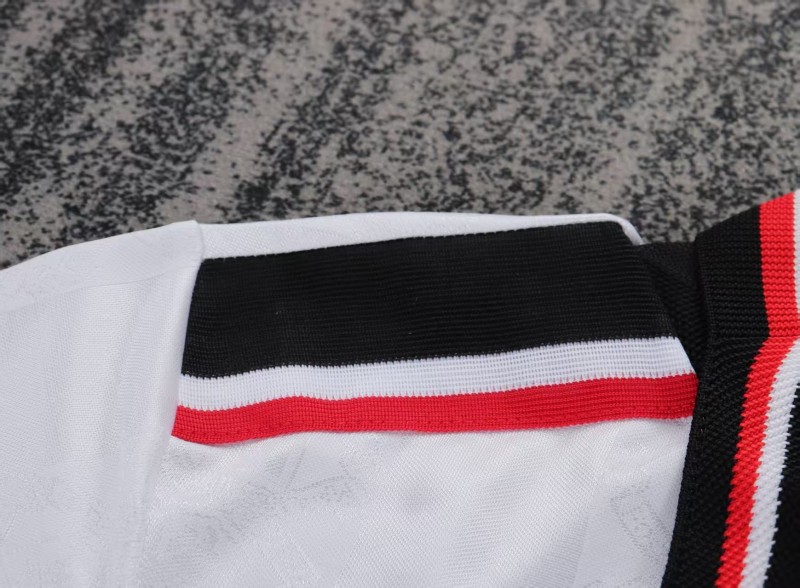Retro Kids 98/99 Manchester United White Away Jersey