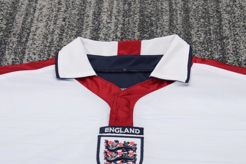 Retro 2003/04 Kids England White Home Jersey