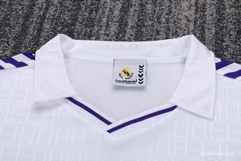 Retro 88/90 Real Madrid Home Jersey