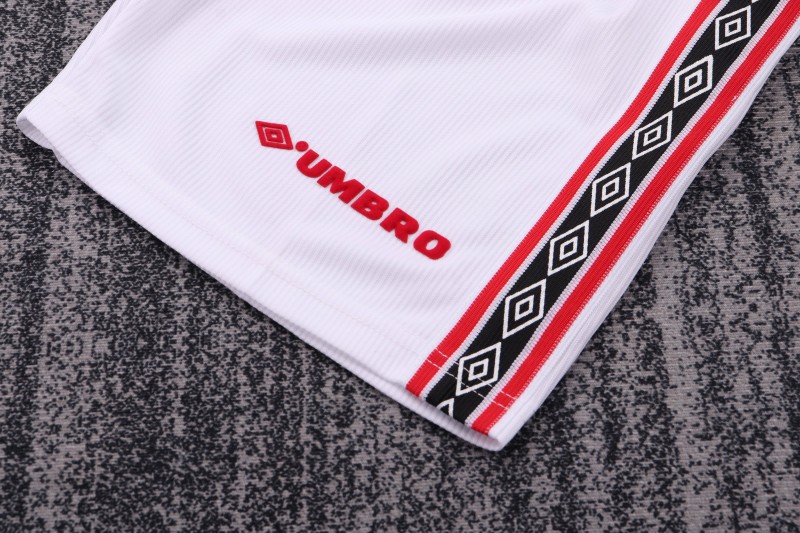 Retro Kids 98/99 Manchester United White Commemorative Jersey