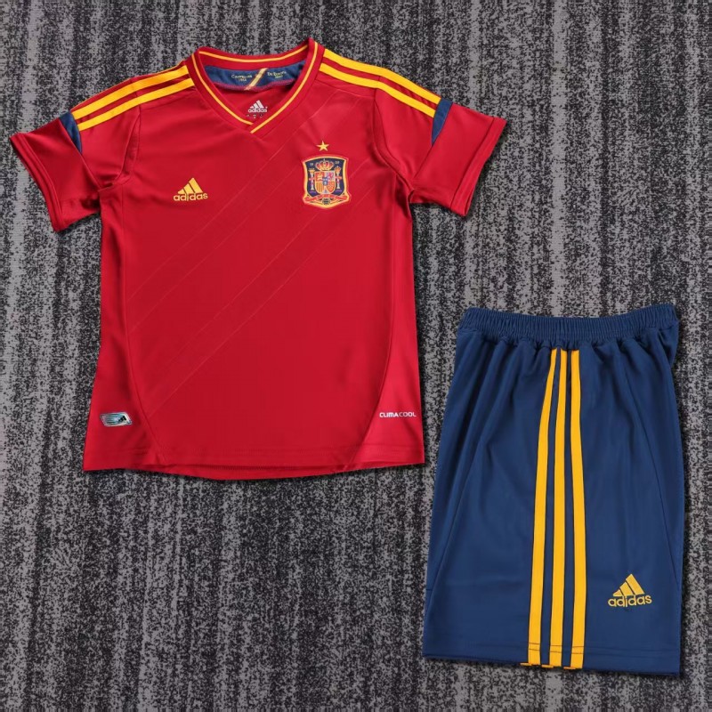 Retro Kids 2012 Spain Home Jersey